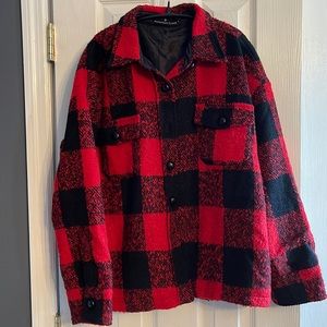 Pomander Place Austen Check Shirt Jacket M, Tucker Nuck